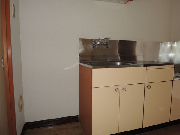 Kitchen. Refrigerator is a storage space