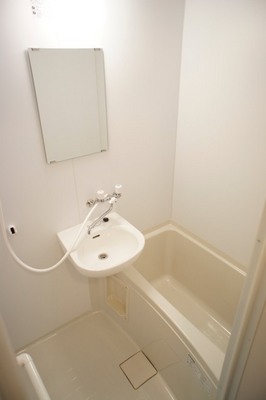 Bath. Washbasin with bus