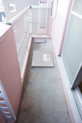 Balcony. Clotheshorse balcony