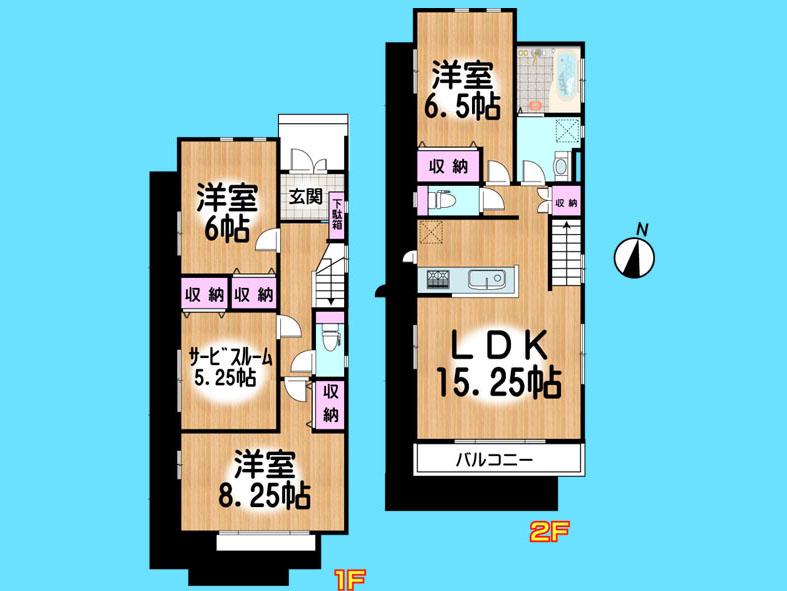Floor plan. 30,800,000 yen, 3LDK, Land area 103.46 sq m , Building area 96.05 sq m  , Yes Car space ◆  Weekdays, It is possible your visit. Contact us, Free dial  [ 0120-40-4771 ]  Until. Nearby properties also will introduce Adachi. First, Please contact us