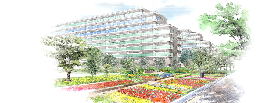 Exterior illustrations / Listings illustrations which was raised to draw on the basis of the drawings, In fact a slightly different