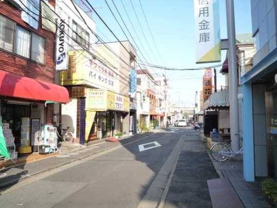 Local land photo. Frontal road