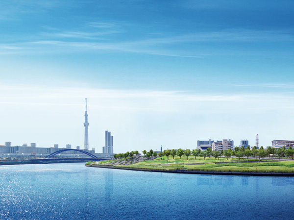 Surrounding environment.  ※ Published photograph of you are subjected to a CG processing to those that were taken in August 2012 from a peripheral site (about than local 40m).