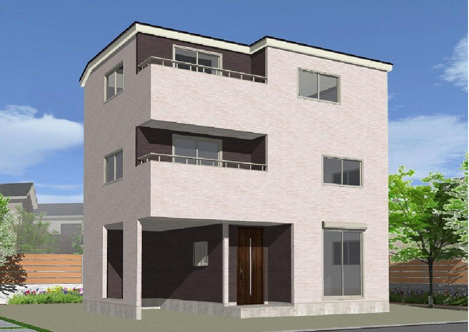 Rendering (appearance). Appearance was based on white I feel brighten the streets !! (7 Building)