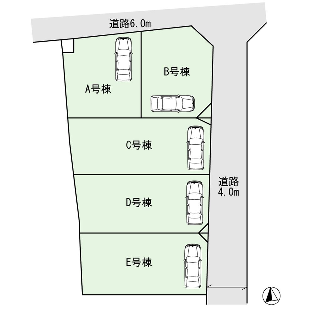Compartment figure. 40,900,000 yen, 4LDK, Land area 88.85 sq m , Building area 88.18 sq m