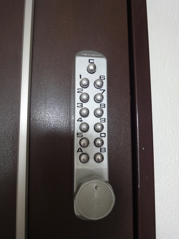 Security. Electronic lock