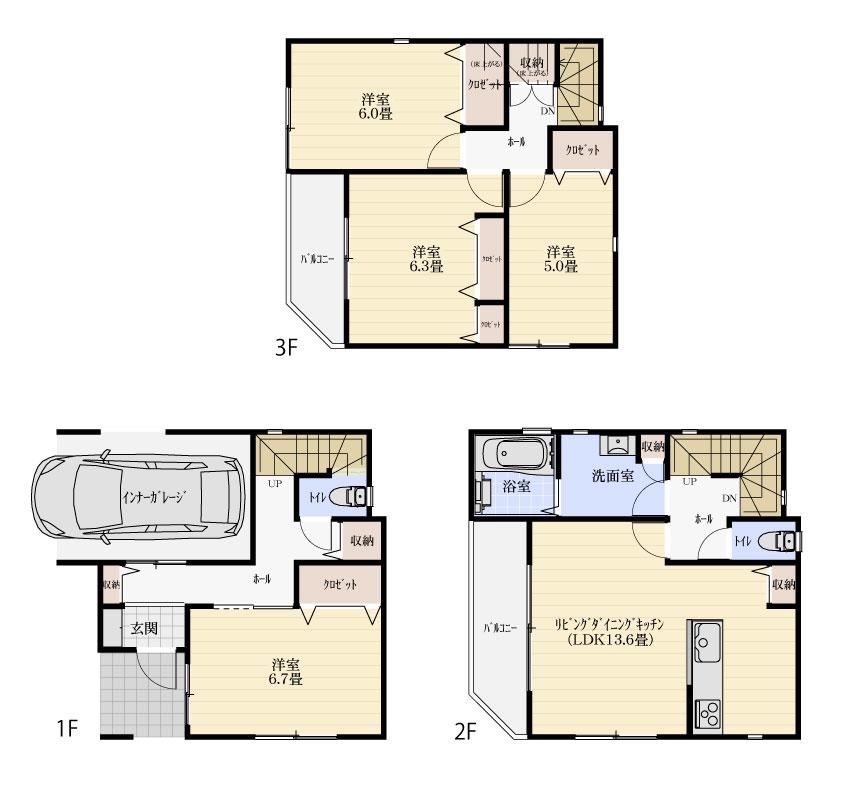 Building plan example (floor plan). New construction Reference Floor Plan