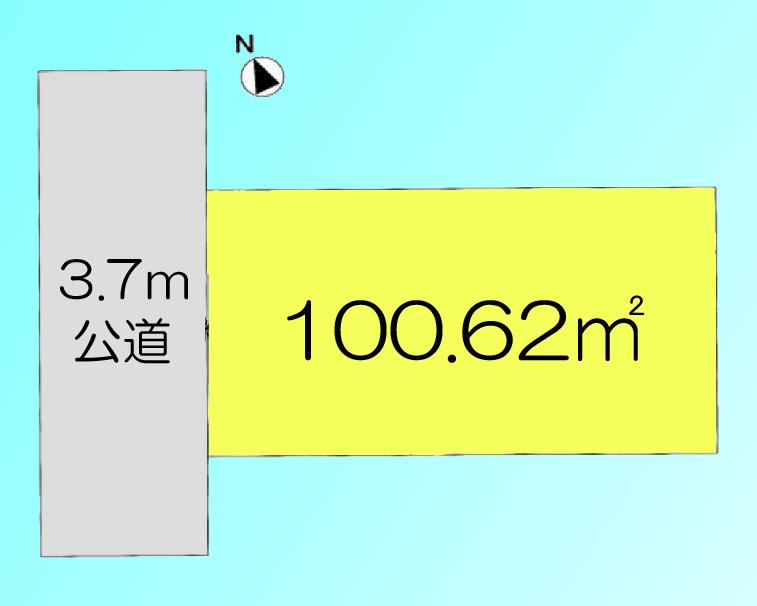 Compartment figure. Land price 23.8 million yen, Land area 100.62 sq m