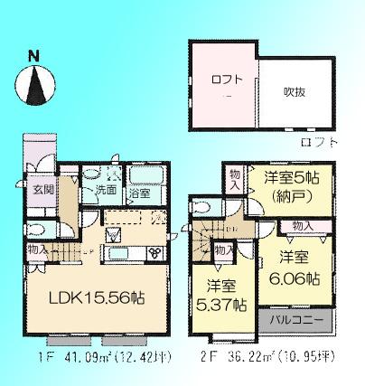 Floor plan. 31,900,000 yen, 3LDK, Land area 81.09 sq m , Building area 77.31 sq m