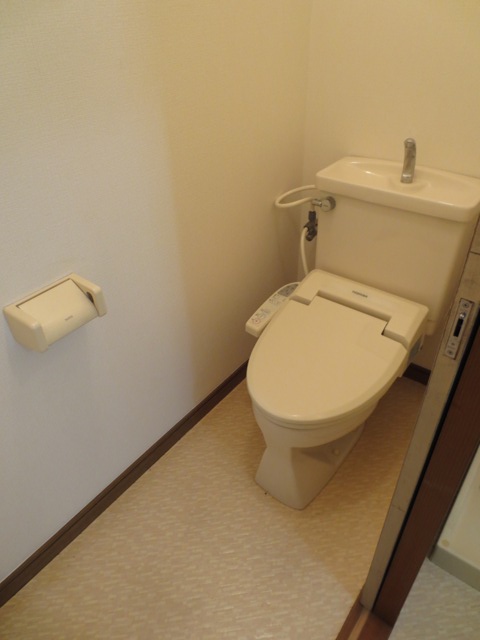 Toilet. With Washlet