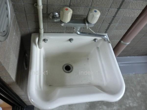 Balcony. Balcony sink also supports hot water!