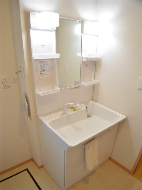 Wash basin, toilet. Big success to get dressed