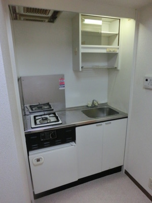 Kitchen. 1-neck gas system Kitchen Fridge