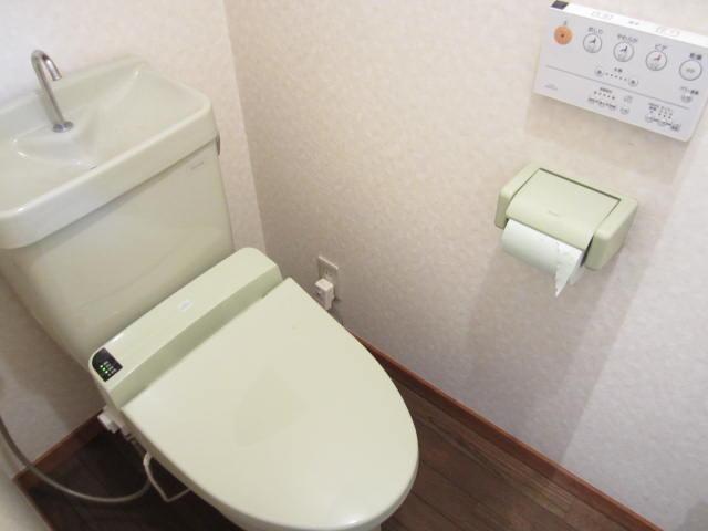 Toilet. Warm water washing toilet seat