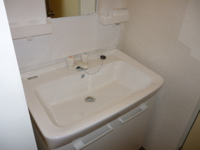 Washroom. Reference photograph Independent wash basin ☆ It is a popular facility!