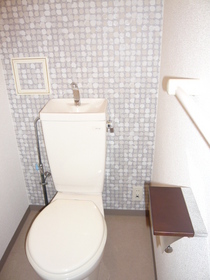 Toilet. Accent Cross ・ It was fashionable pepper folder new installation