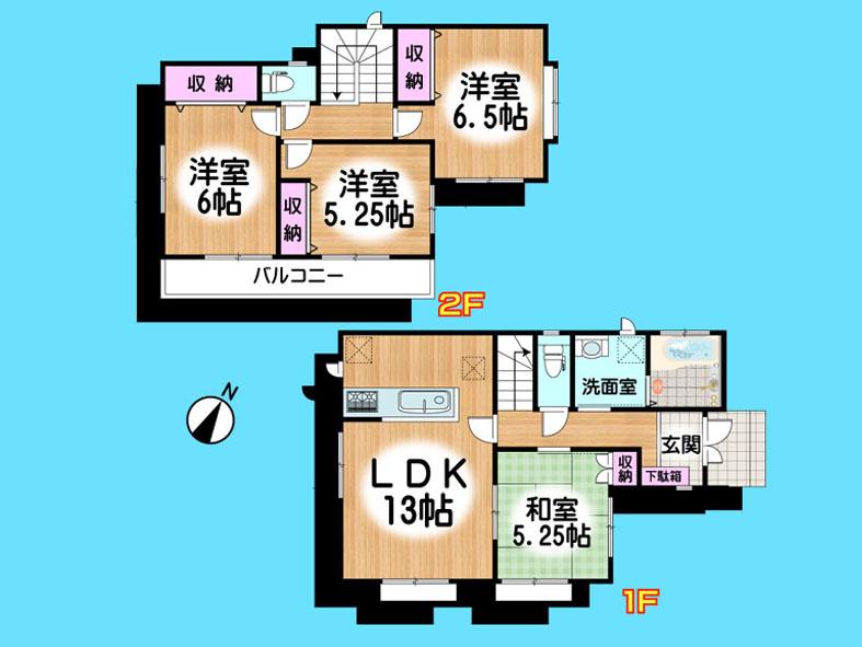 Floor plan. 33,900,000 yen, 4LDK, Land area 92.35 sq m , Building area 88.18 sq m  , Yes Car space ◆  Weekdays, It is possible your visit. Contact us, Free dial  [ 0120-40-4771 ]  Until. Nearby properties also will introduce Adachi. First, Please contact us