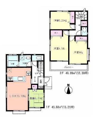 Floor plan. (D), Price 36,900,000 yen, 4LDK, Land area 88.05 sq m , Building area 84.67 sq m