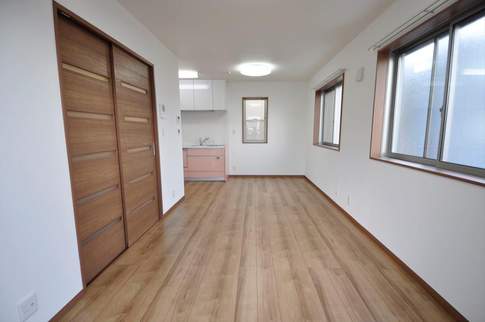 Building plan example (introspection photo). Living-dining