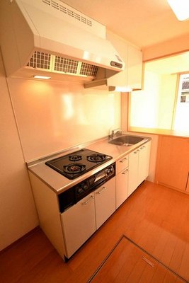 Kitchen. 3-burner stove system Kitchen