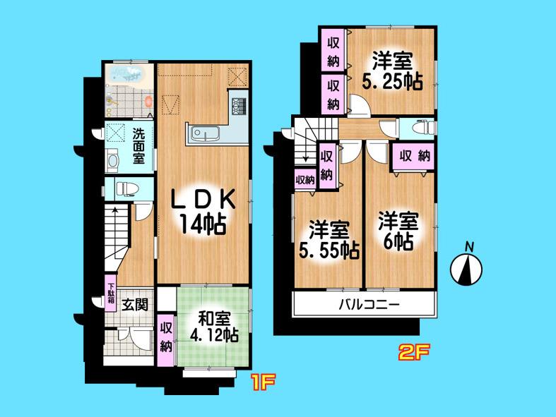 Floor plan. 34,800,000 yen, 4LDK, Land area 102.34 sq m , Building area 86.11 sq m  , Yes Car space ◆  Weekdays, It is possible your visit. Contact us, Free dial  [ 0120-40-4771 ]  Until. Nearby properties also will introduce Adachi. First, Please contact us