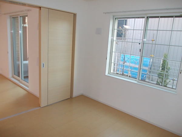 Living and room. 2 side lighting of the corner room unique