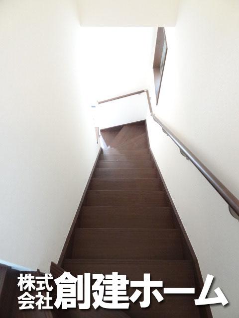 Other introspection. Stairs with a handrail.