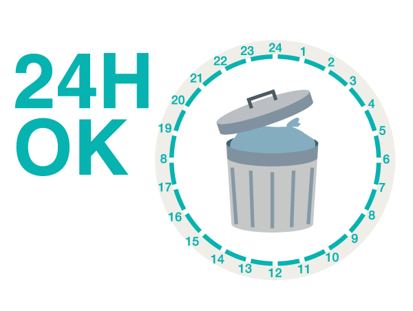 Common utility.  [24 hours garbage disposal Allowed] Installing a garbage yard that can be put out for 24 hours garbage on site. You can use regardless of the day of the week and time.