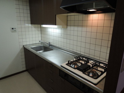 Kitchen. It becomes an independent type 2 lot gas stoves of the system kitchen!