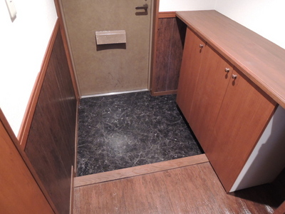 Entrance. Also it comes with a shoebox in the space of a wider entrance hall!