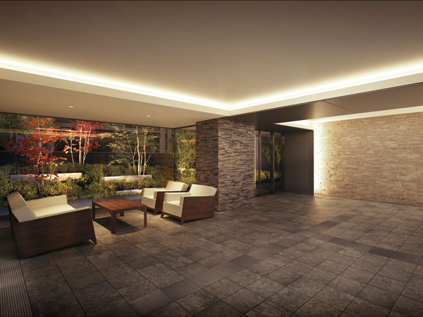 Buildings and facilities. Entrance Hall Rendering