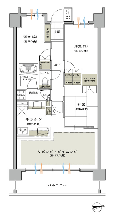 Floor: 3LDK, occupied area: 68.62 sq m, Price: 37,400,000 yen, now on sale