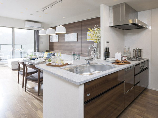 Kitchen.  [kitchen] I wanted to cherish around water, Compassion for those who use. It is fun and snappy work even hectic day-to-day, It is a kitchen equipped with the advanced equipment.