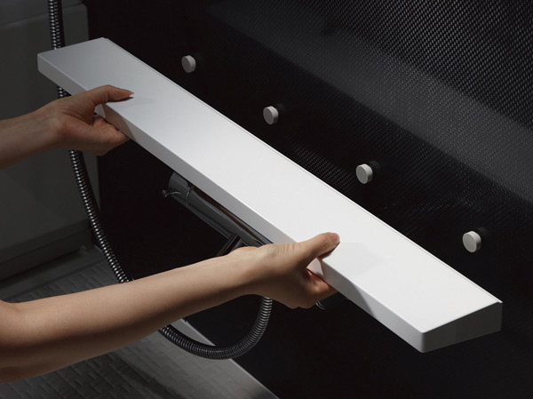 Bathing-wash room.  [Pica Slim counter to take] So easily it can be removed, This is very useful counter to the time of the cleaning.