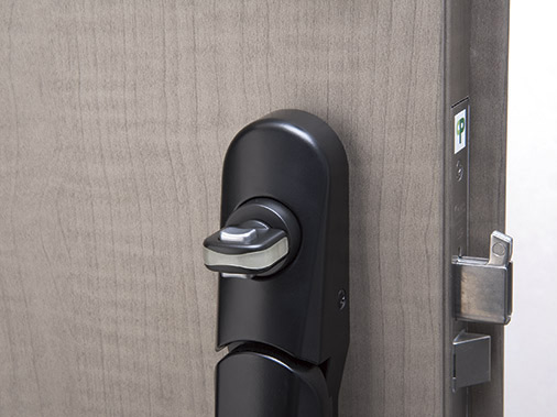 Security.  [Crime prevention thumb turn] Adopted excellent thumb turn to crime prevention to be opened and closed by pushing while knob.