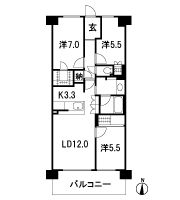 Floor: 3LDK + WIC + N, the area occupied: 75 sq m, Price: TBD