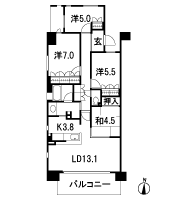 Floor: 4LDK, occupied area: 87.54 sq m, Price: TBD