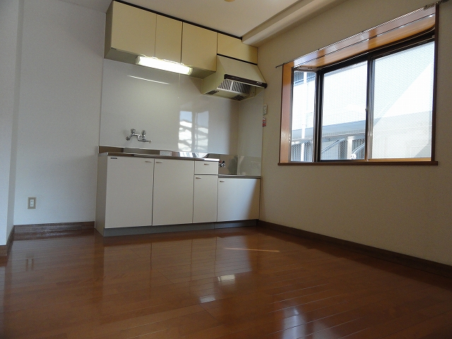 Living and room. Spacious kitchen.