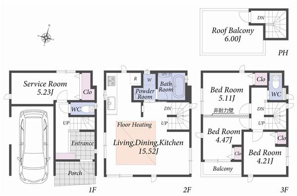 Floor plan. Floor plan B Building
