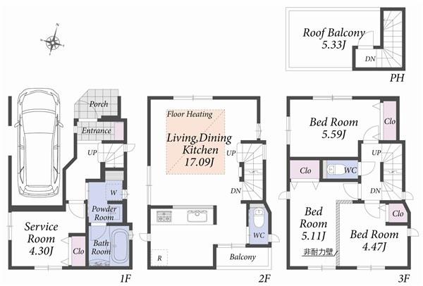 Floor plan. Floor plan A Building