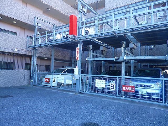 Parking lot. Common areas