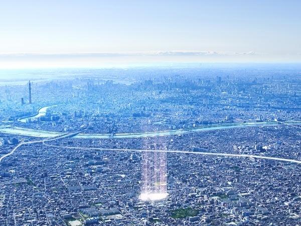 aerial photograph. The total development area of ​​32000 square meters, more than. Very vastness that can be called a miracle in Tokyo's 23 wards. 