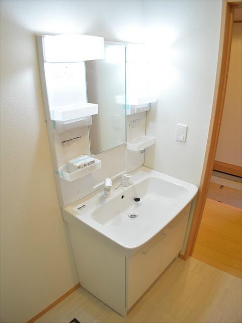 Wash basin, toilet. The big success to get dressed