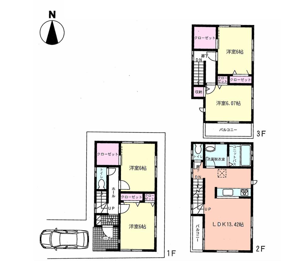 Floor plan. (7), Price 31.5 million yen, 4LDK, Land area 71.42 sq m , Building area 96.59 sq m