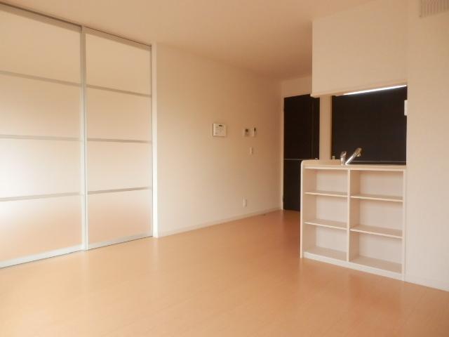 Living and room. Living-dining kitchen