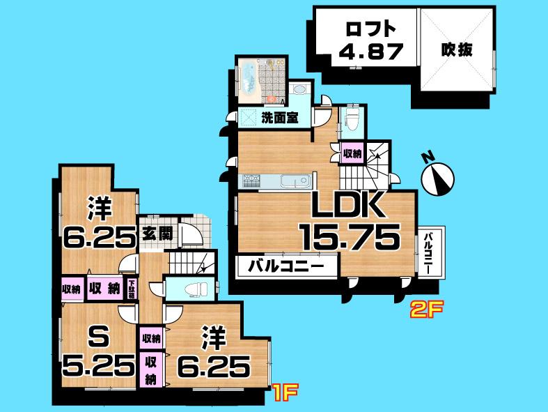 Floor plan. 29,800,000 yen, 3LDK, Land area 85.3 sq m , Building area 78.87 sq m  , Yes Car space ◆  Weekdays, It is possible your visit. Contact us, Free dial  [ 0120-40-4771 ]  Until. Nearby properties also will introduce Adachi. First, Please contact us