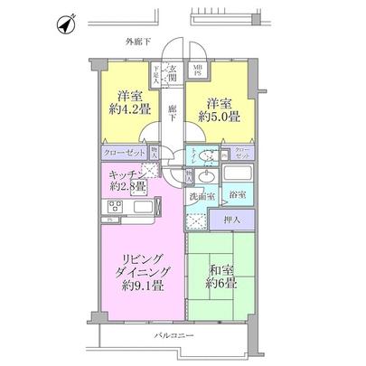 Floor plan. ■ Floor plan