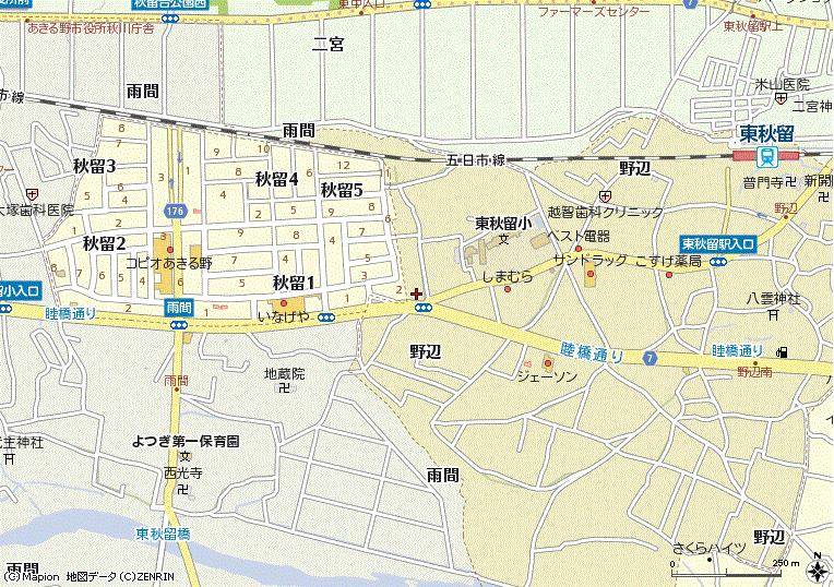 Local guide map. Information map