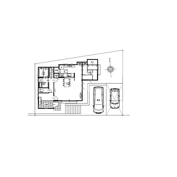 Compartment figure. 36,800,000 yen, 4LDK, Land area 159.68 sq m , Building area 101.84 sq m