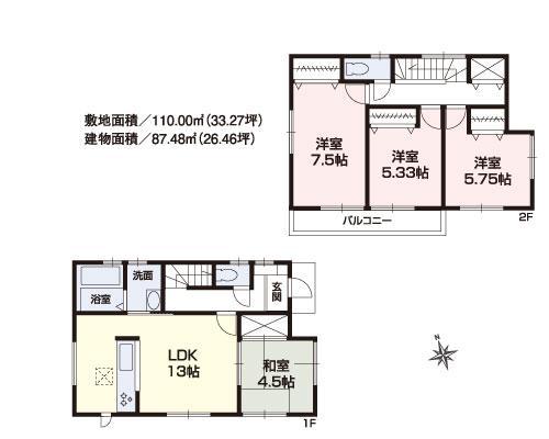 Other. Building 2 ・ 3 Building Floor (plane) Fig.